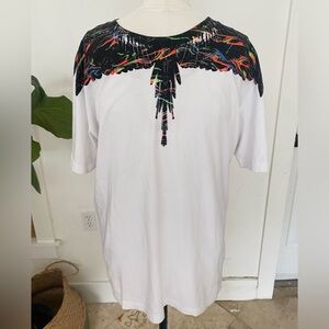 Marcelo Burlon: White Rio Negro Printed T Shirt. County of Milano